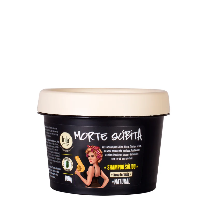 Lola From Rio Morte Súbita Shampoo Sólido 100gr - shampooing solide purifiant