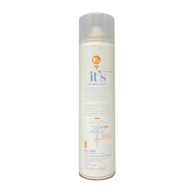 Tecna It's Super Hold Invisible Spray N.100 400ml - spray haute tenue invisible