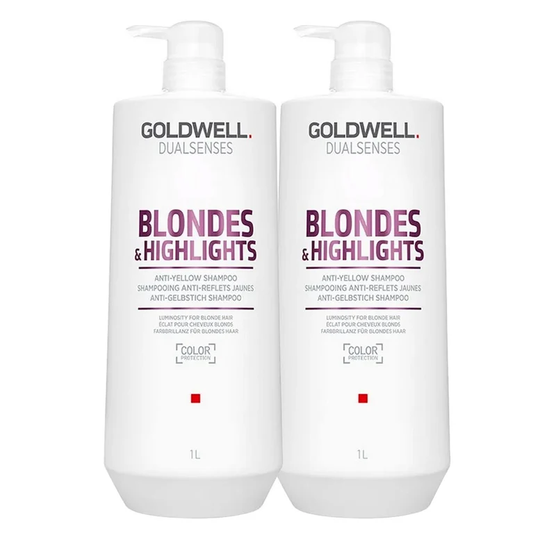 Goldwell Dualsenses Blonde & Highlights Anti-Yellow Shampoo 2x1000ml