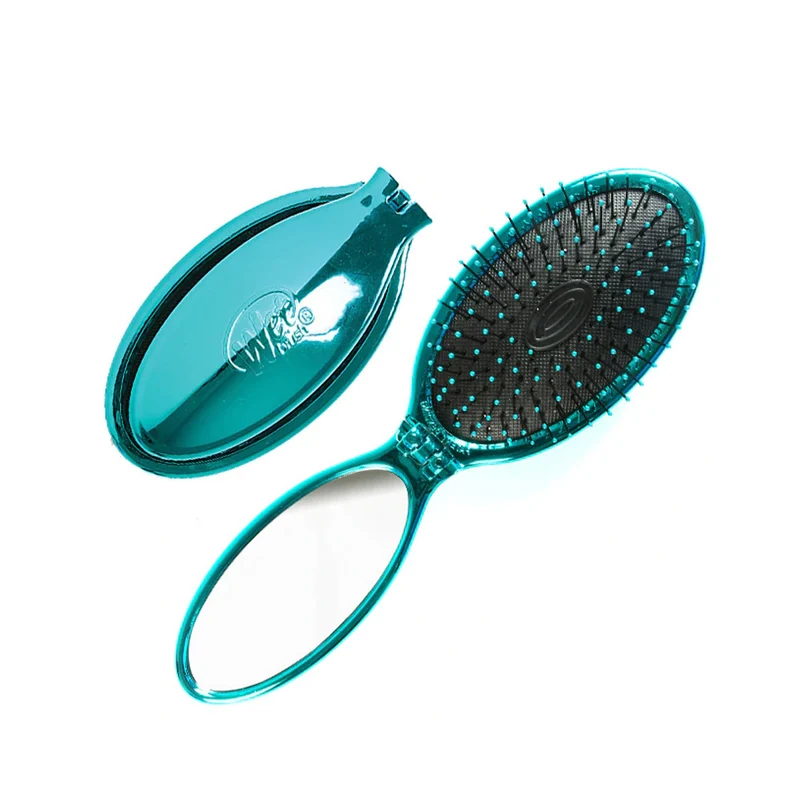 WetBrush Pro Detangler Pop and Go Speedy Dry Teal - brosse pliable vert eau
