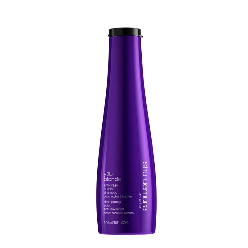 Shu Uemura Yubi Blonde Anti-Brass Purple Shampoo 300ml - shampooing anti-jaune pour cheveux blonds