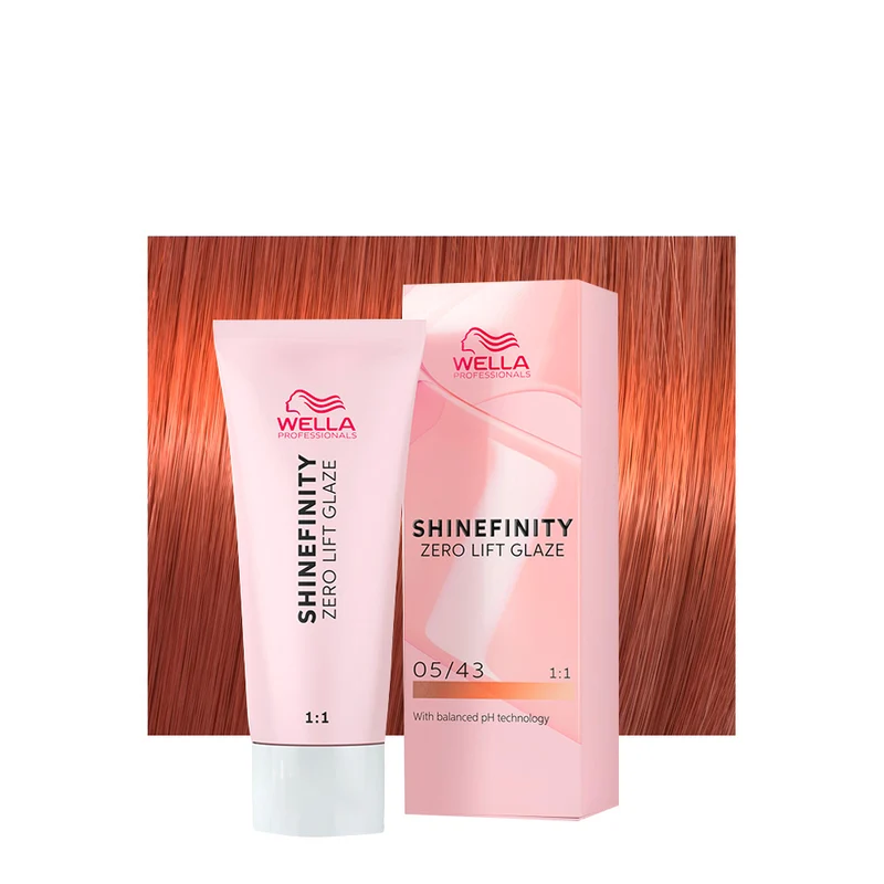 Wella Shinefinity Hot Chili 05/43 Brun Cuivré Doré 60ml - coloration demi-permanente