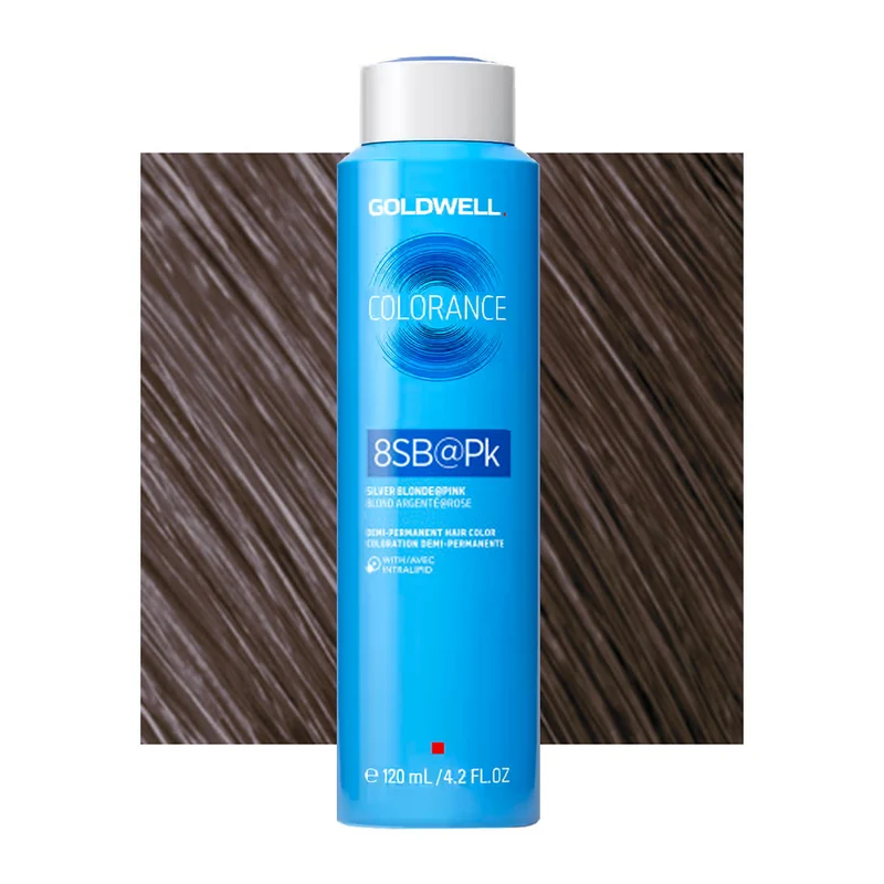 8SB@Pk Blond argenté illuminé rose Goldwell Colorance Elumenated naturals can 120ml