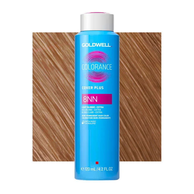 8NN Blond clair intense Goldwell Colorance Cover plus Elumenated naturals can 120ml