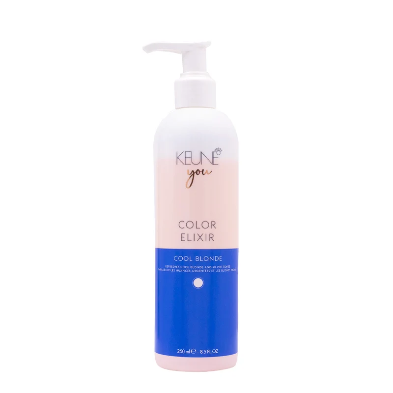 Keune You Color Elixir Cool Blonde 250ml - cheveux blonds, blancs ou gris