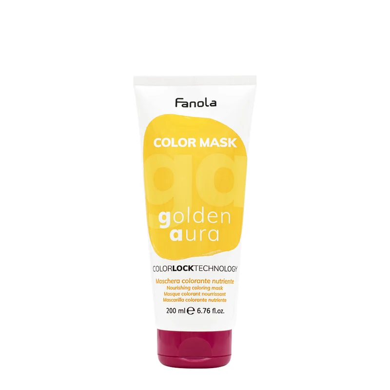 Fanola Color Mask Golden Aura 200ml - coloration semi-permanente
