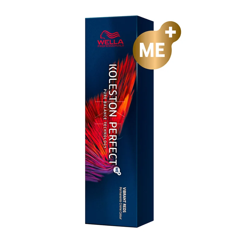 Wella Koleston Perfect Me+ Vibrant Reds 44/65 Châtain Moyen Intense Violet Acajou 60 ml - coloration permanente