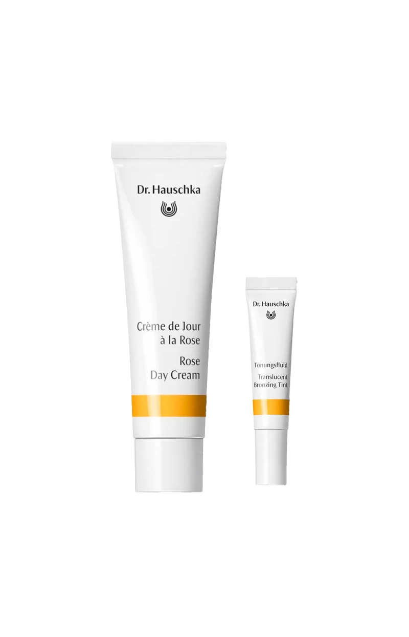 Crème de jour à la rose & émulsion teintée