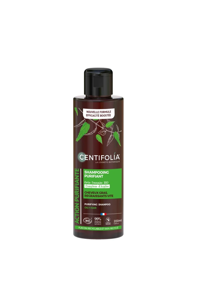 Shampoing purifiant bio - Orties - Cheveux gras - 200 ml