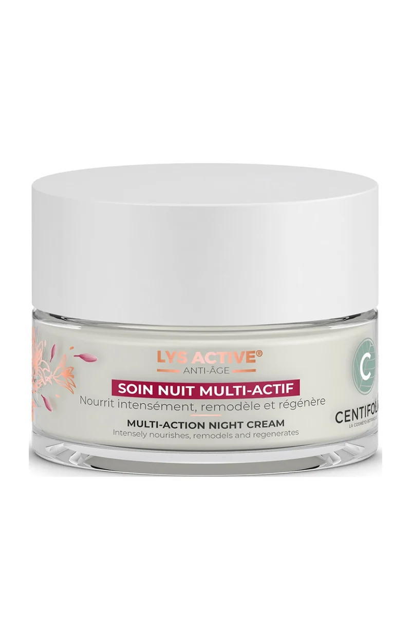Crème de nuit anti-âge bio - Lys - Peaux matures