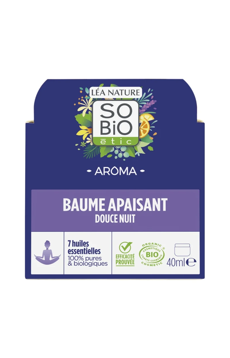 Baume détente sommeil - 7 huiles essentielles bio - 40 ml