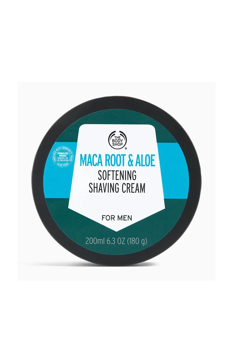 Crème de rasage adoucissante - Maca & aloe vera - Homme