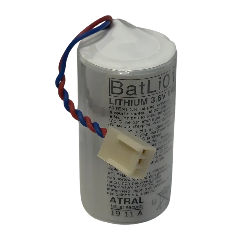 Pile Lithium BATLI01 3.6V 5Ah d’origine Hager Daitem Atral