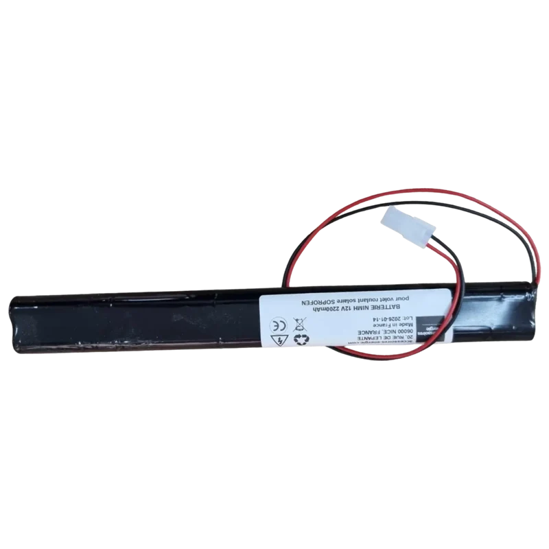 Batterie NiMH 12V 2200mAh volet roulant solaire SOPROFEN