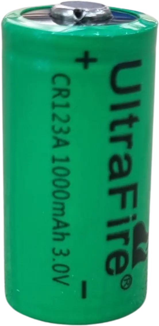 Batterie CR123A rechargeable 3V 1000mAh LiFePO4 format 16340