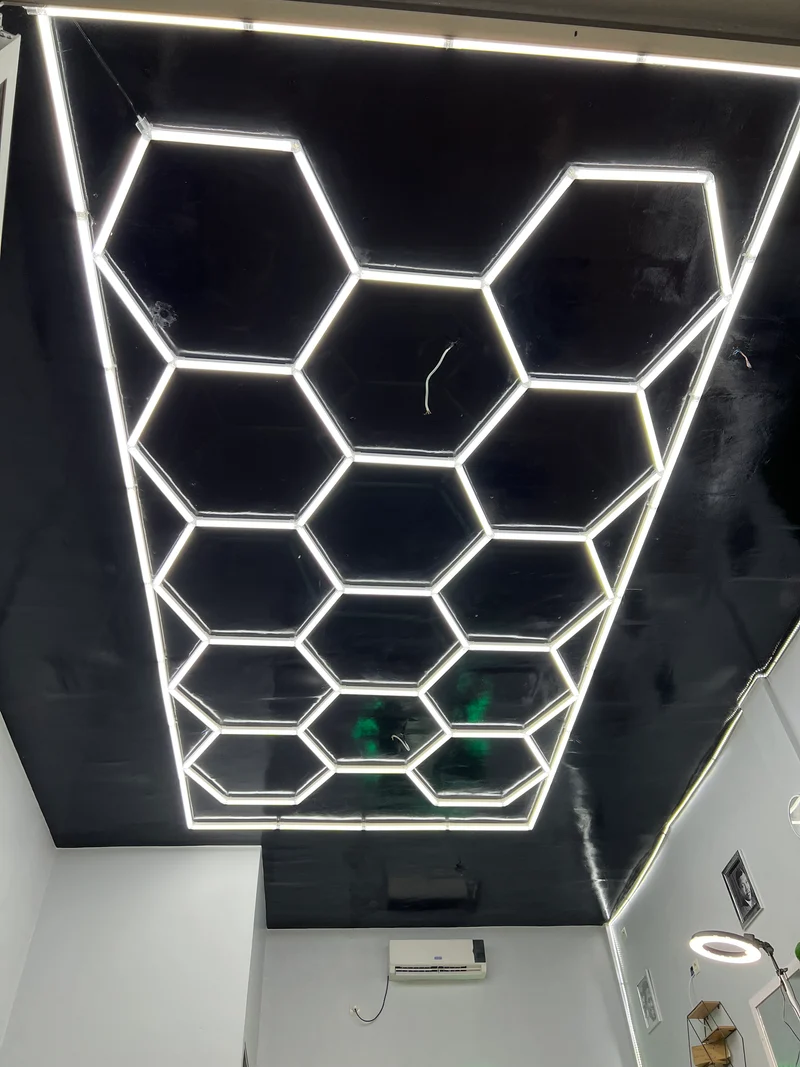 Kit Plafonnier Led en Hexagone - 230V