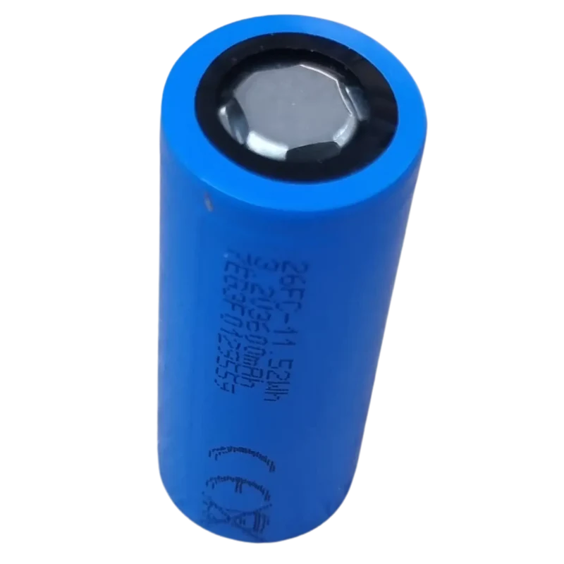 Accu 26650 LiFePO4 3.2V 3600mAh LFP flat top sans pattes