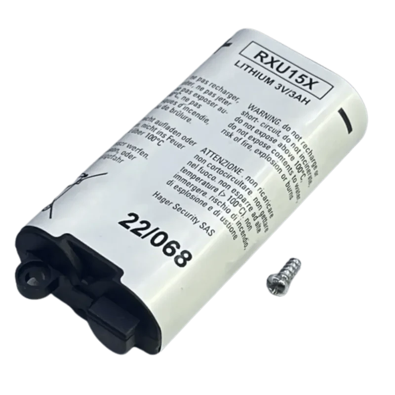 Pile Lithium RXU15X 3V 3Ah d’origine Daitem Hager Logisty