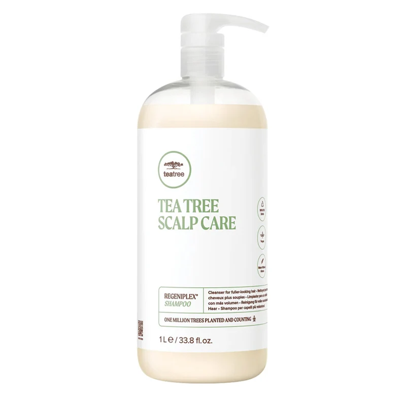 Paul Mitchell Tea Tree Scalp Care Regeniplex Shampoo 1000ml - shampooing volumateur