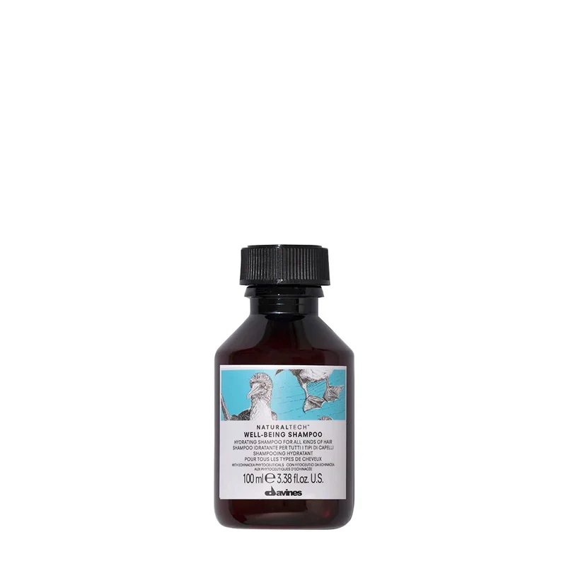 Davines Naturaltech Wellbeing Shampoo 100ml - shampooing hydratant pour tous types de cheveux