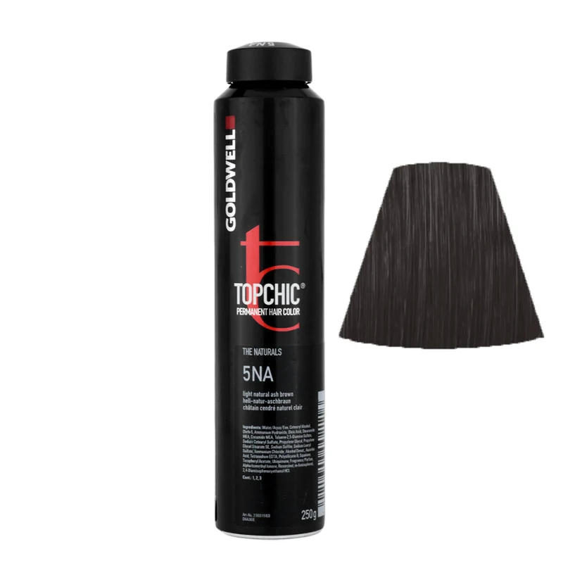 Goldwell Topchic Can 5NA Marron Cendré Naturel Clair 250gr - coloration permanente en bombe