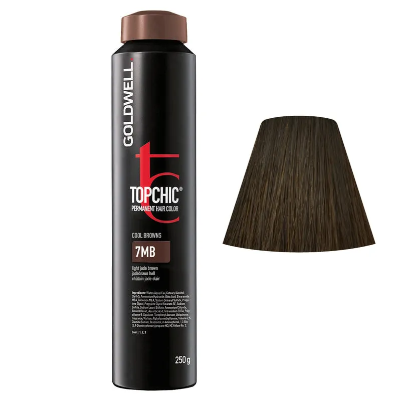 Goldwell Topchic Can 7MB Marron Jade Clair 250gr - coloration permanente en bombe