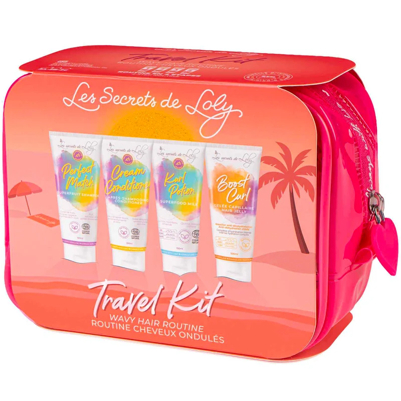 Trousse de Voyage Cheveux Ondulés Les Secrets de Loly