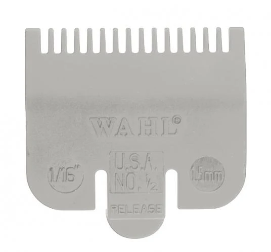 Wahl Individual Guide Comb No. ½ (1/16 in., 1.5mm) Grey Comb