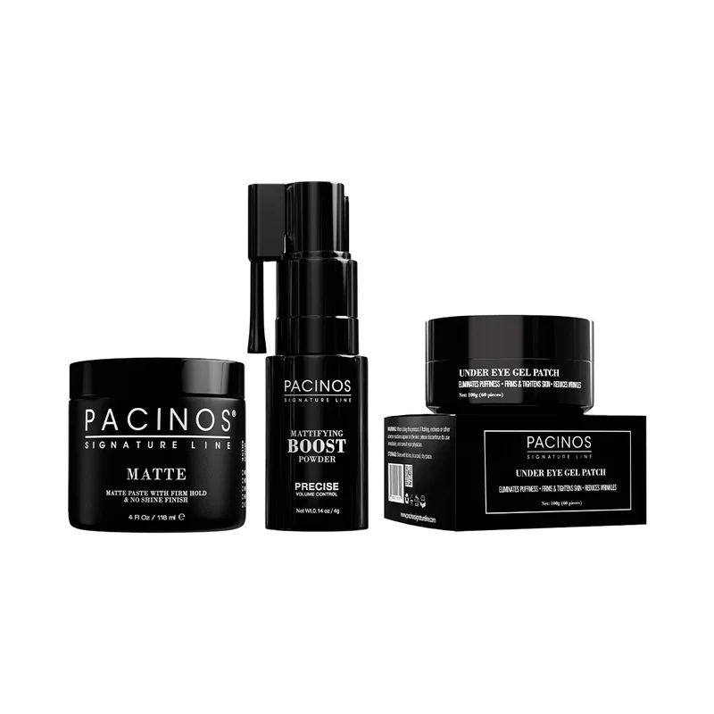 Matte Paste, Boost Powder & Under Eye Gel Patches