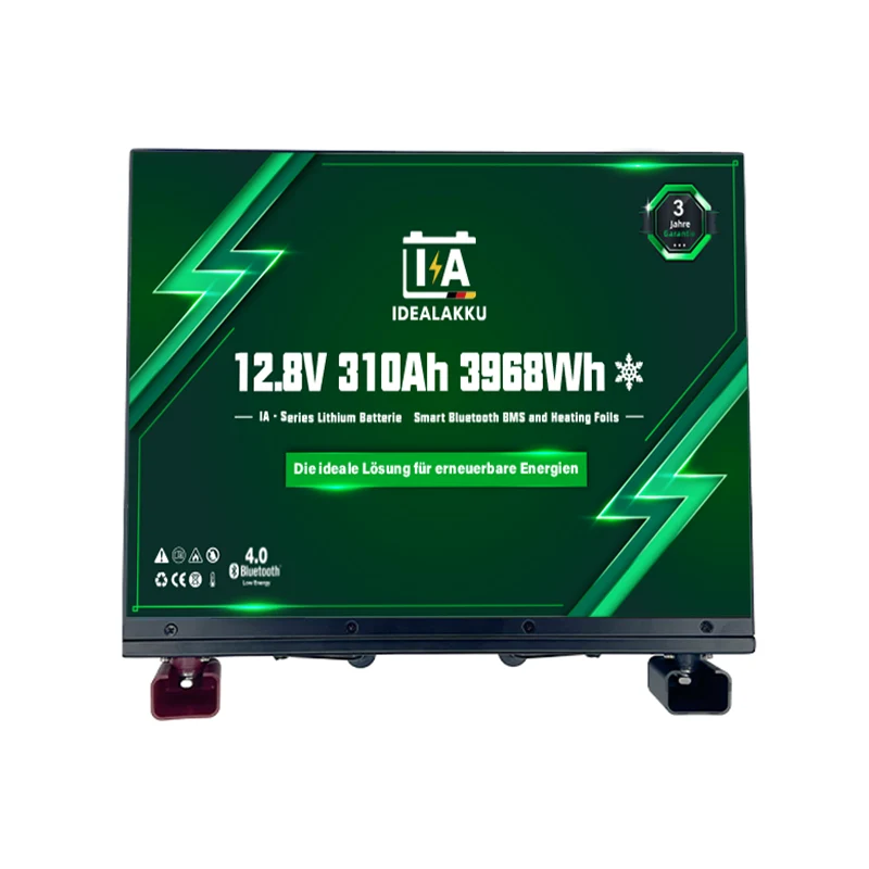 Batterie Lithium LiFePO4 12.8V 310Ah Idealakku IA-12-310H – Remplacement AGM Gel Haute Capacité