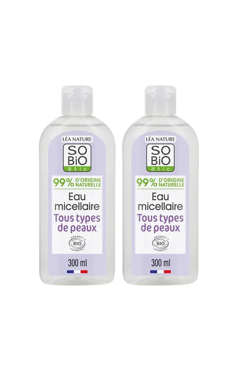 Eaux micellaires bio - Visage - 2 x 300 ml