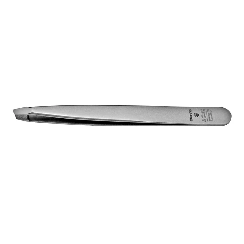 Dovo Tweezers, Slant Tip, Stainless Steel, Professional Model, German Solingen (481386)