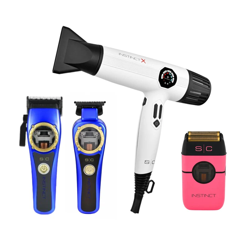 StyleCraft Instinct 4Pcs Combo - Clipper, Trimmer, Shaver & Hair Dryer