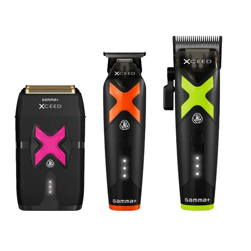 Gamma+ XCeed 3Pcs Set - Clipper, Trimmer & Shaver