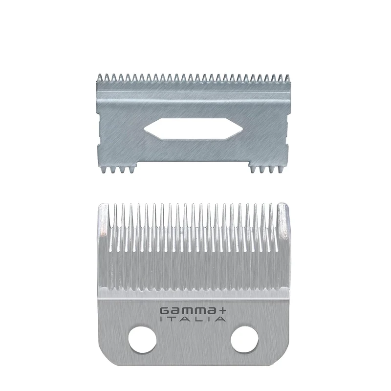 GAMMA+ Replacement Fixed Stainless Steel Taper Hair Clipper Blade