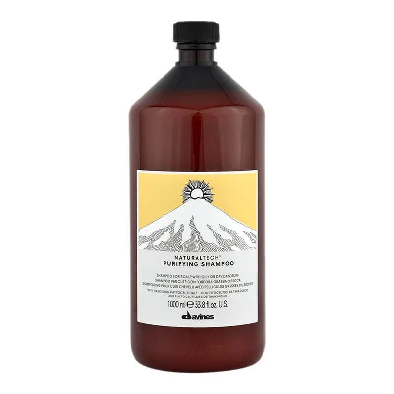 Davines Naturaltech Purifying Shampoo 1000ml - shampooing pour cuir chevelu avec pellicules