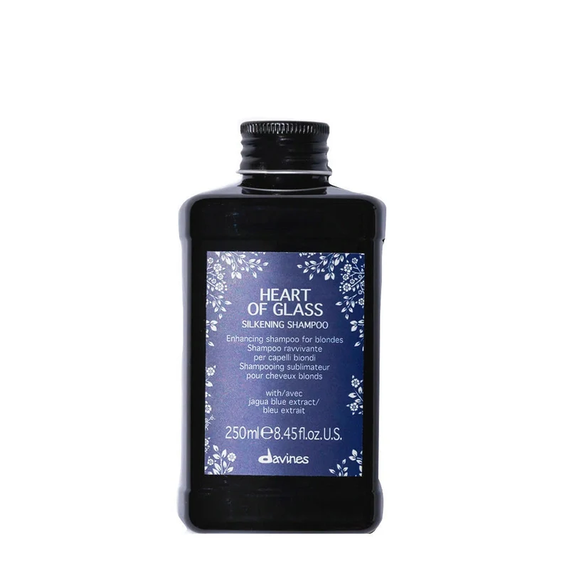Davines Heart of Glass Silkening Shampoo250ml-shampooing ravivant cheveux blonds
