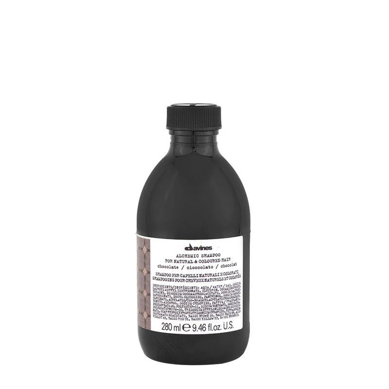 Davines Alchemic Shampoo Chocolate 280ml - Shampooing Cheveux Noirs