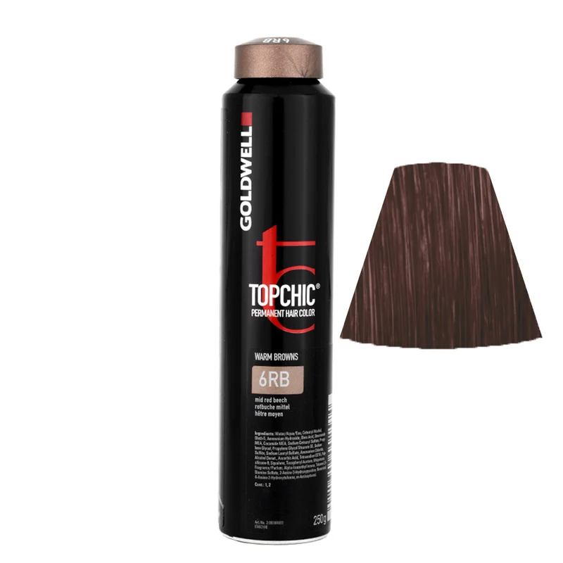 Goldwell Topchic Can W6RB Rouge Hêtre Moyen 250gr - coloration permanente en bombe