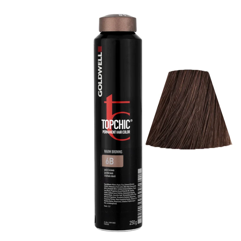 Goldwell Topchic Can W6B Châtain Doré 250gr - coloration permanente en bombe