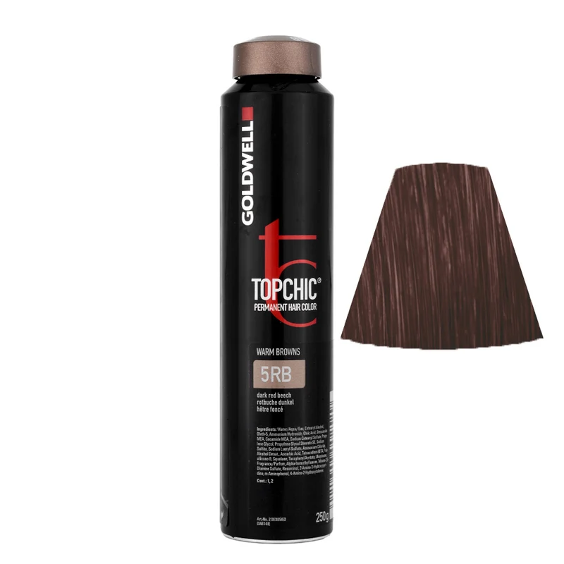 Goldwell Topchic Can W5RB Hêtre Rouge Foncé 250gr - coloration permanente en bombe