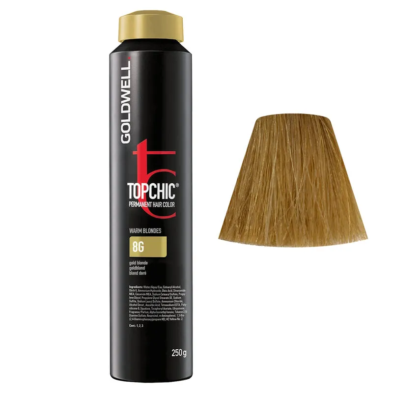 Goldwell Topchic Can W8G Blond Doré 250gr - coloration permanente en bombe