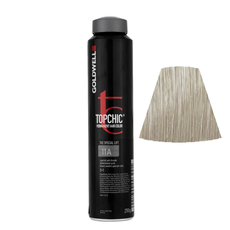 Goldwell Topchic Can 11A Blond Clair Cendré 250gr - coloration permanente en bombe