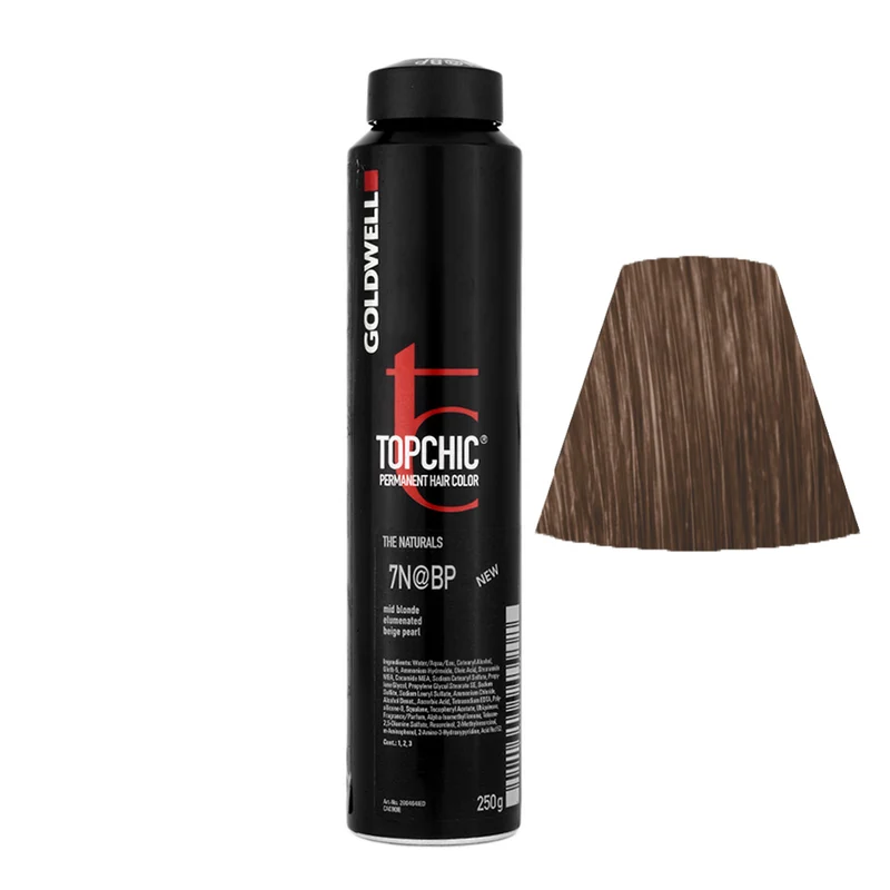 Goldwell Topchic Can 7N@BP Blond Moyen Elumenated Beige Perlé 250gr - coloration permanente en bombe