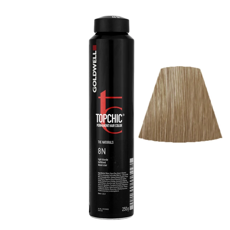 Goldwell Topchic Can 8N Blond Clair 250gr - coloration permanente en bombe