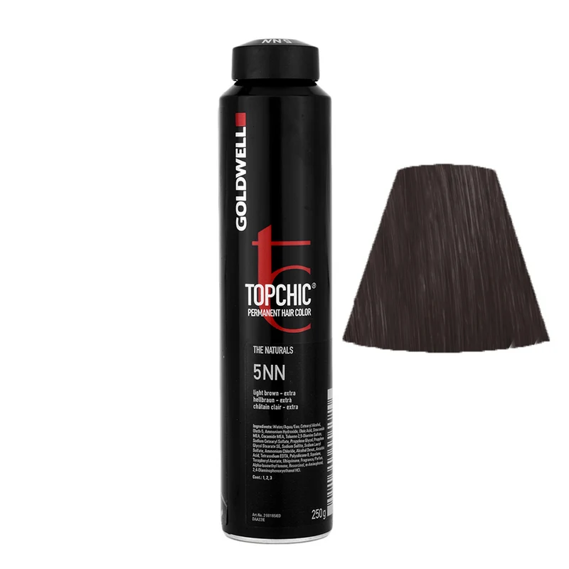 Goldwell Topchic Can 5NN Marron Clair Extra 250gr - coloration permanente en bombe