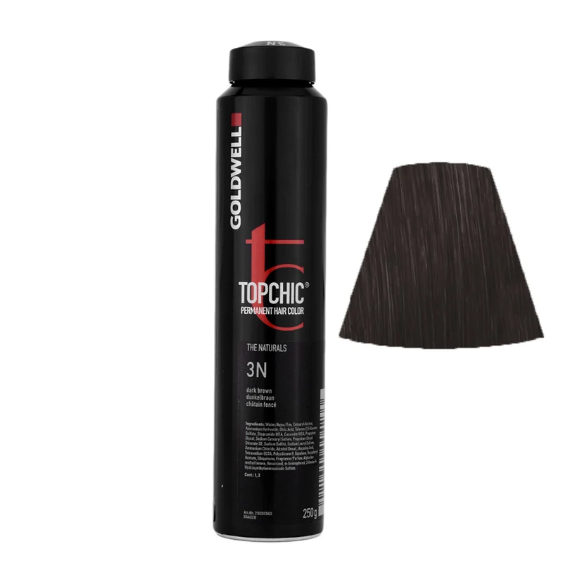 Goldwell Topchic Can 3N Marron Foncé 250gr - coloration permanente en bombe