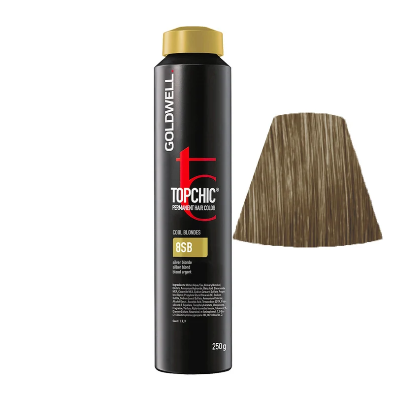 Goldwell Topchic Can 8SB Blond Argenté 250gr - coloration permanente en bombe