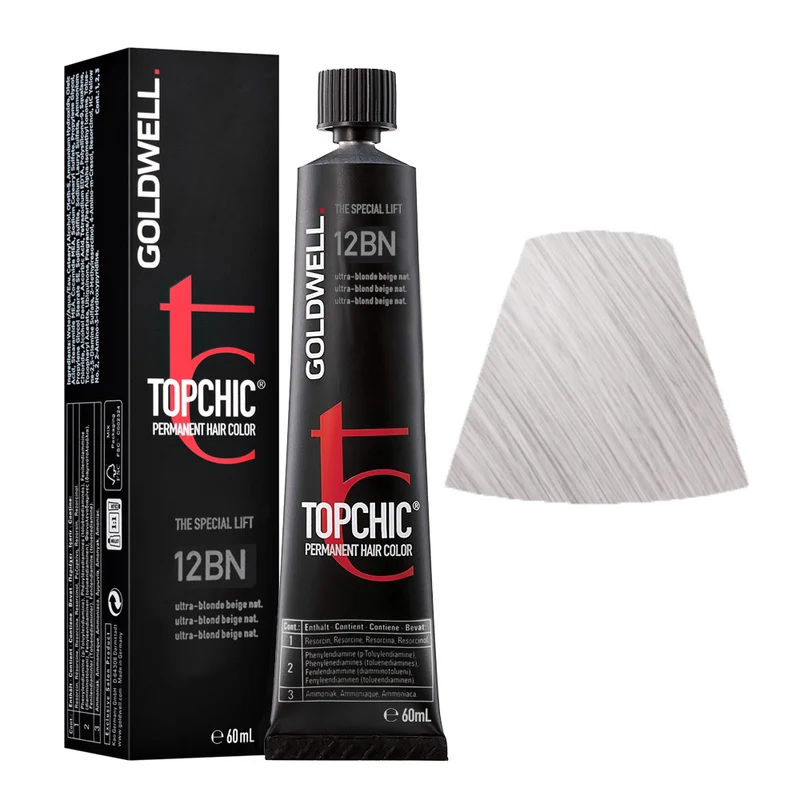 Goldwell Topchic Tube 12BN Ultra Blond Beige Naturel 250gr - coloration permanente en tube