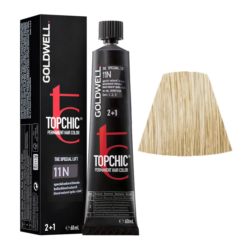 Goldwell Topchic Tube 11N Blond Clair Naturel 250gr - coloration permanente en tube